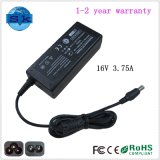 16V 3.75A 60W Laptop AC Adapter Replacement for Sony DC 6.0*4.4*1.4