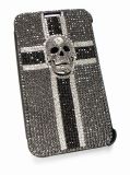 Hand-Made Cross Skull Leather Cover for Note2 (MB733)