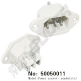 Rice Cooker Power Socket White (iron) Rice Cooker Connector (50050011)