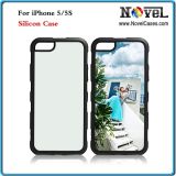New Style 2D Blank Rubber Cell Phone Case for iPhone5/5s