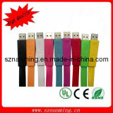 Flat Noodle Micro USB Cable with Bright Colors