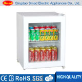 48L Mini Glass Door Refrigerator Transparent Fridge