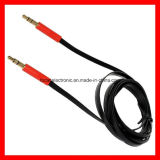 3.5mm Male to Male Plug Audio Flat Cable