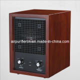 Household Air Purifier in Cherry Wood Cabinet