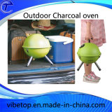 Round Shape Home Use Mini Charcoal Grill Oven