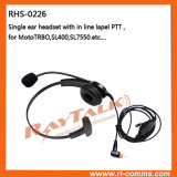 Single Ear Boom Mic Headset for Motorola SL7550/SL4000