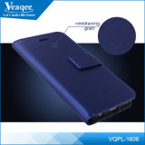 Veaqee Wholesale Ultra Thin Wiredrawing Grain Leather Flip Phone Cover