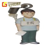 Cheap Customized Make Lovely PVC Keychain Toys, Custom Design 3D PVC Keychain Figures, Make Custom Character