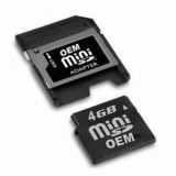 Mini SD Card for Audio and Video Consumer Electronic Devices, Mobile Phones and Digital Cameras