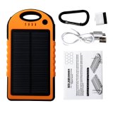 Portable Solar Phone Charger 12000mAh Battery Backup Power Bank