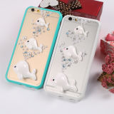 Dolphin Crystal Rhinestone Diamond Cell Phone Case Cover for iPhone