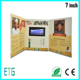 7inch LCD Screen Advertising Brochure Video Greeting Cards