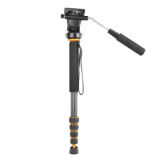 Q188c Carbon Fiber Camera Monopod, with 28mm Diameter and Damping Handle Hand
