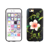 Competitive Price Flower Printing 2 in 1 TPU+PC Case Mobile Phone Case for iPhone 6