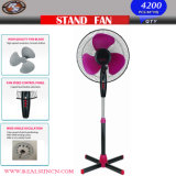 16inch Pedestal Fan with Cross Base Black Color