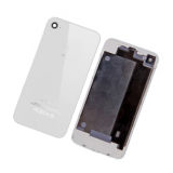 for iPhone 4S Black Battery Cover Back Door White