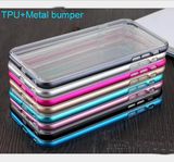 Hot Selling TPU+Metal Bumper 2 in 1 Hybrid Mobile Phone Case Covers for iPhone 6/Samsung S7/S6 etc