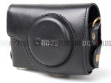 Powershot S90 PRO Leather Case (Black)  for Canon 