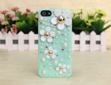 3D Bling Crystal Daisy Pearl Diamond Rhinestone Case Cover for iPhone 5 / 5g (ch-0108)
