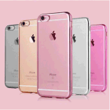 Ultra-Thin Electroplated Transparent TPU Cover for iPhone 6s Plus, for iPhone 6s Mobile Phone Case, for iPhone6s TPU Case