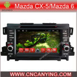 Car DVD Player for Pure Android 4.4 Car DVD Player with A9 CPU Capacitive Touch Screen GPS Bluetooth for Mazda Cx-5/Mazda 6 2013 (AD-7146)
