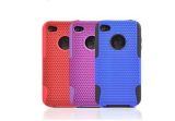Hybrid Mesh Silicone Case Cover Skin for iPhone 4 4s