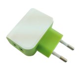 5V 2.4A Dual USB Travel Charger/AC Charger for Mobile Phone