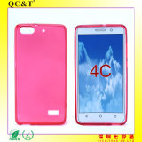 Mobile Phone TPU Clear Case with S Style for Huawei 4c