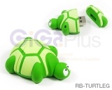 Rubber USB Flash Drive (RB-TURTLEG)