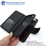 Mobile Phone Wallet Leather Case with Kickstand for iPhone 6g
