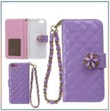 PU Leather Apple Mobile Cell Phone Case for iPhone5 /5s/6 Accessories (CB009)