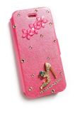 Pink Alloy Ladies for iPhone Decoration