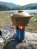 Backpacking Canister Camp Stove with Power Bank