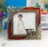New Sexy Glass Photo Frame Products Big White Shining Diamond and Acrylic Beads Glass Photo Frame for Home Decoration