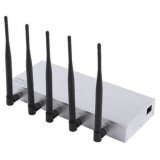 Mobile Phone Signal Jammer with Five Frequencies and 50m Effective Isolated Range
