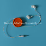 Retractable Earphone for MP3/4, Mobilephone