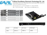 1u Class H Lightweight / High Power 2channel Switching Power Amplifier (Q600)