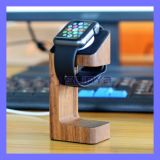 Texture Smart Charger Stand Holder for Smart Phone Watch Charging Station Wood Dock for Apple Watch