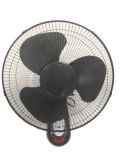 Wall Fan 16inch Full Black with Remote Control
