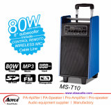 New fashion Trolly 8''bass Portable Speaker Box Amplifier