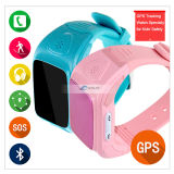 Newest Designed Children GPS SIM Card Watchproof Sos Bluetooth Smart Watch