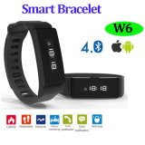 Bluetooth Smart Bracelet with Waterproof IP66 (W6)