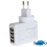 2.1A 4 Port Micro USB Charger for Mobile Phone