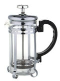 High Quality Silver Stainless Steel Custom Coffee French Press