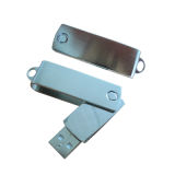 Metal Golden Slim USB Flash Drive (ID051A)