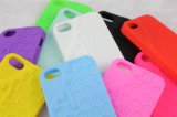 Colorful Embossed Silicone Mobile Phone Case for iPhone 5