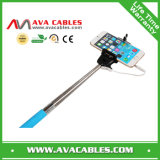 3.5mm Audio Cable Monopods for Mobile Phone