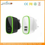 Mobile Phone Accessories UK Dual USB Port Travel Charger, 2A Wall Charger for iPhone6