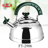 Stainless Steel Whistling Kettle Teapot (FT-2906)
