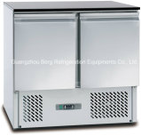 Stainless Steel Saladette Prep Refrigerator with Ce